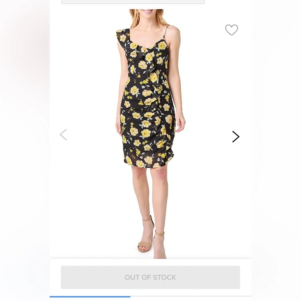 Cupcakes and Cashmere Ariadne Floral Ruffle Trim Dress‎ NWT - Picture 8 of 9